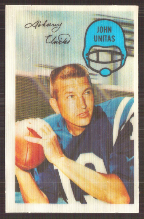 1970 Kellogg's #55 Johnny Unitas