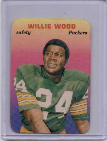 1970 Topps Glossy Inserts #10 Willie Wood