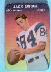 1970 Topps Glossy Inserts #11 Jack Snow