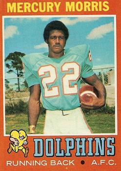 1971 Topps #91 Mercury Morris RC