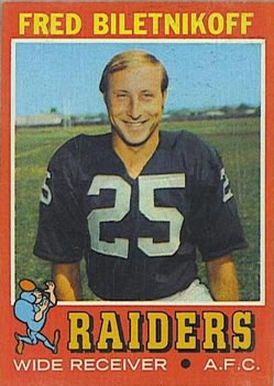 1971 Topps #178 Fred Biletnikoff