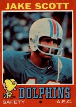 1971 Topps #211 Jake Scott RC