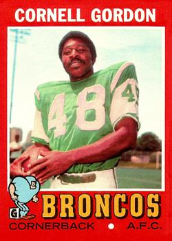 1971 Topps #256 Cornell Gordon