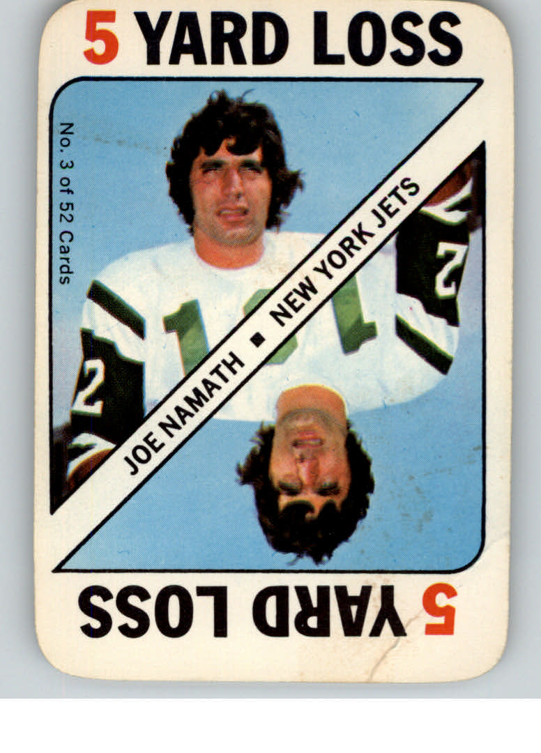 1971 Topps Game Inserts #3 Joe Namath DP