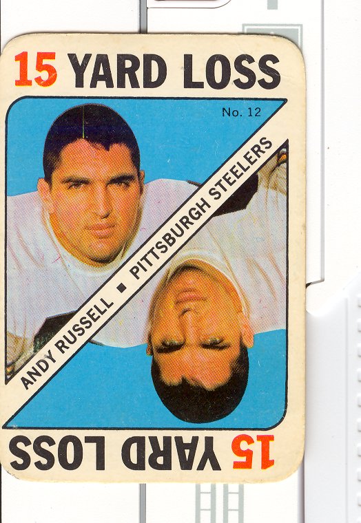 1971 Topps Game Inserts #12 Andy Russell DP