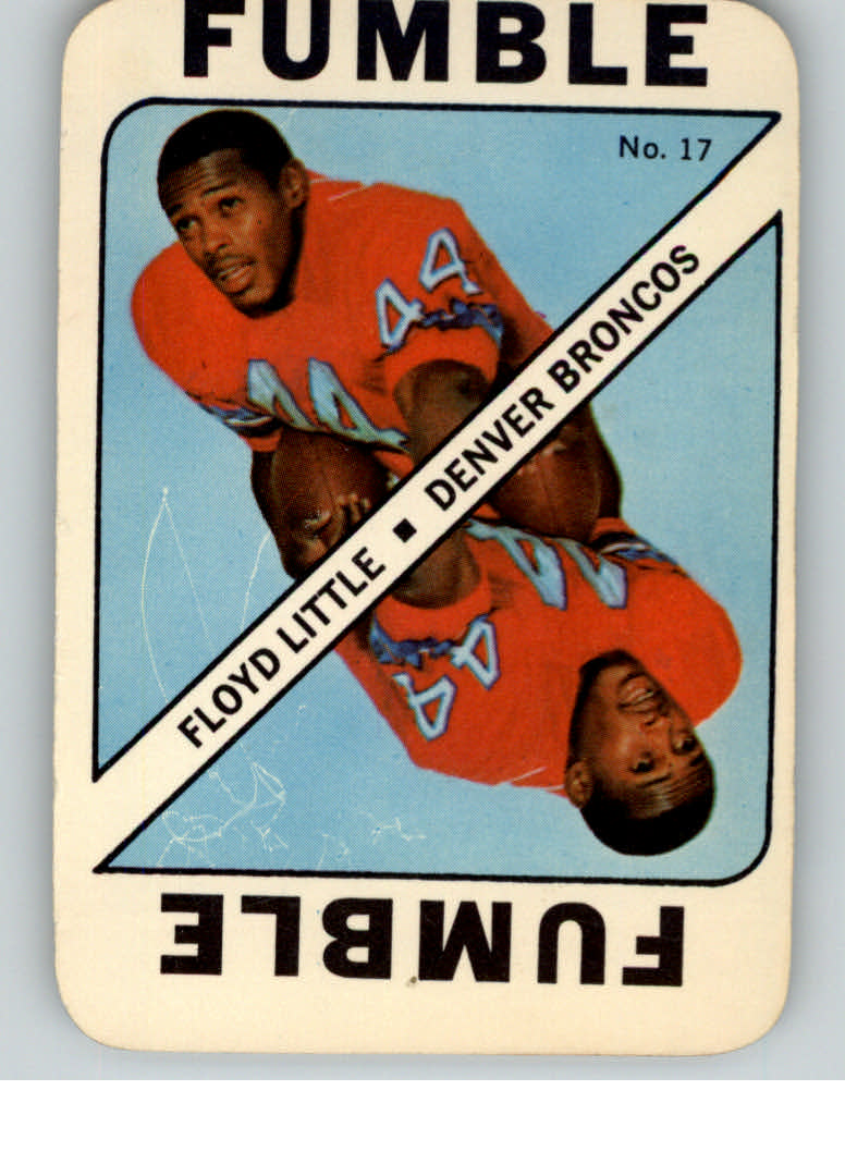 1971 Topps Game Inserts #17 Floyd Little