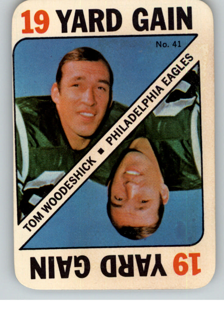 1971 Topps Game Inserts #41 Tom Woodeshick DP