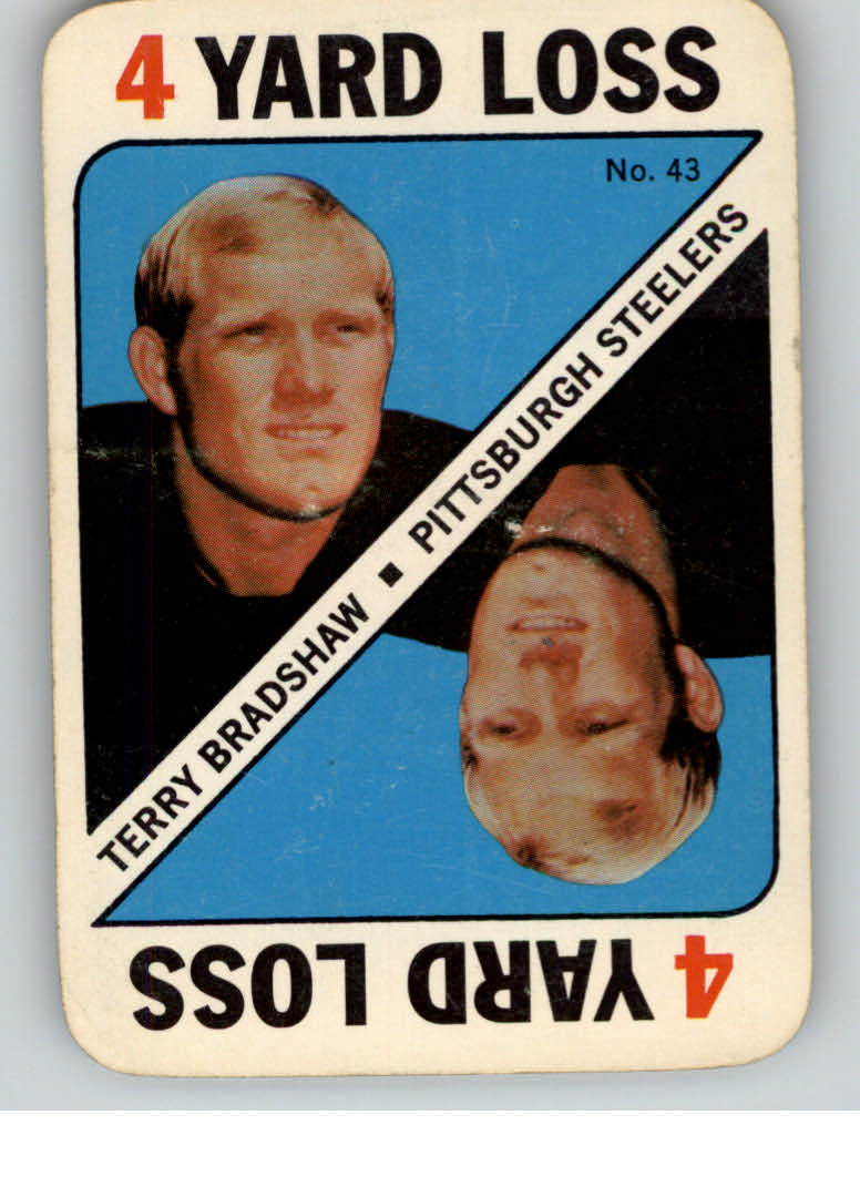 1971 Topps Game Inserts #43 Terry Bradshaw