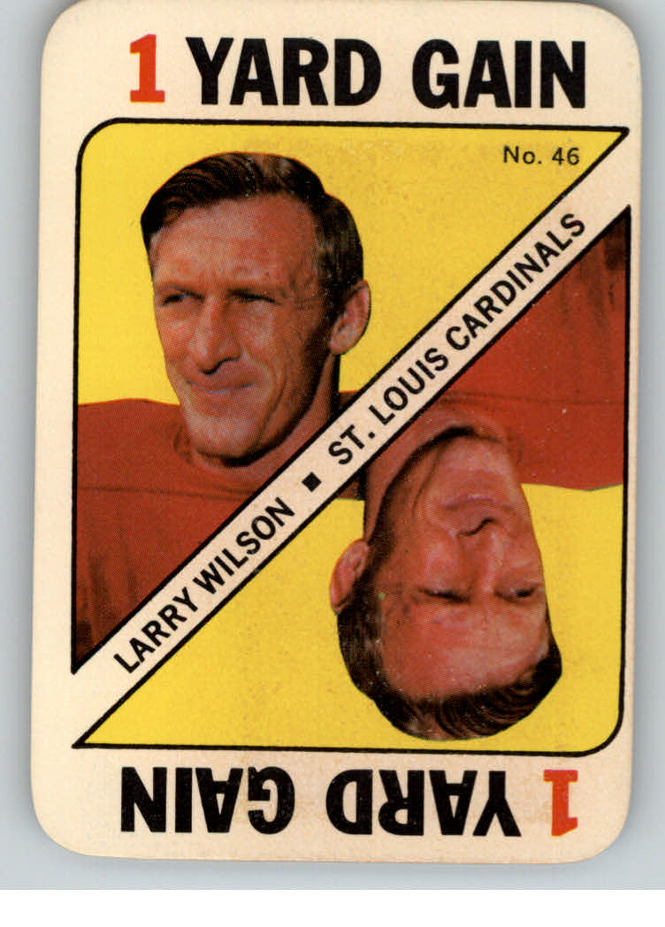 1971 Topps Game Inserts #46 Larry Wilson
