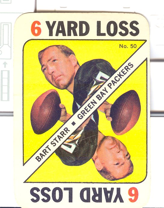 1971 Topps Game Inserts #50 Bart Starr DP