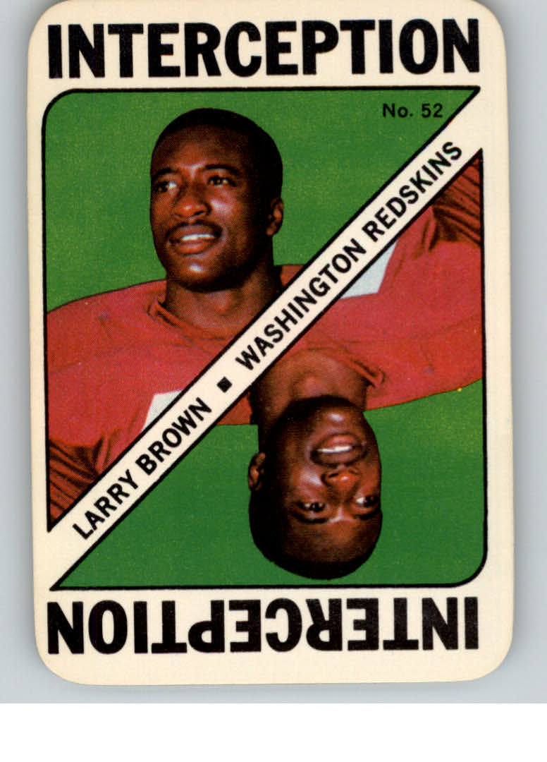 1971 Topps Game Inserts #52 Larry Brown
