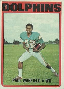1972 Topps #167 Paul Warfield