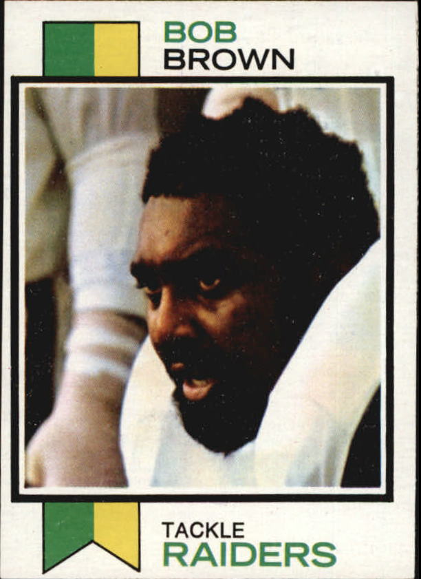 1973 Topps #160 Bob Brown OT