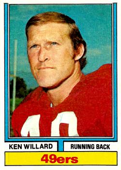 1974 Topps #19 Ken Willard