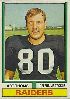 1974 Topps #91 Art Thoms