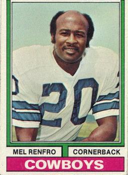 1974 Topps #106 Mel Renfro