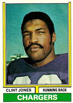 1974 Topps #254 Clint Jones