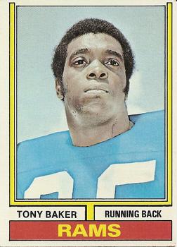 1974 Topps #311 Tony Baker FB