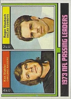 1974 Topps #329 R.Staubach/Stabler LL