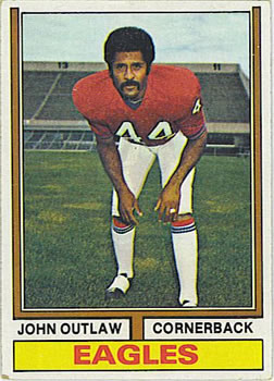 1974 Topps #354 John Outlaw