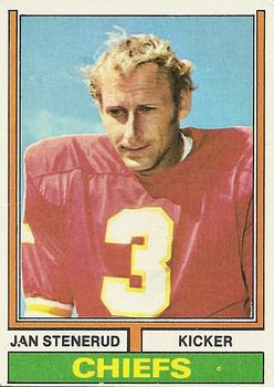 1974 Topps #355 Jan Stenerud
