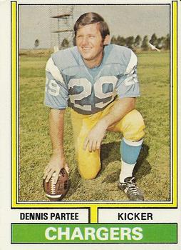 1974 Topps #503 Dennis Partee