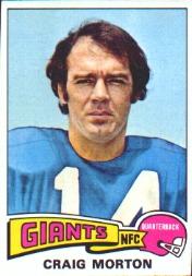 1975 Topps #55 Craig Morton