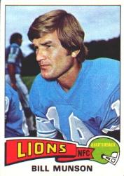1975 Topps #172 Bill Munson