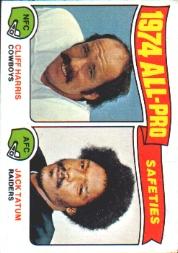 1975 Topps #223 Cliff Harris/J.Tatum AP