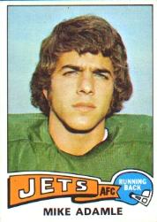 1975 Topps #307 Mike Adamle