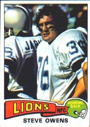 1975 Topps #333 Steve Owens