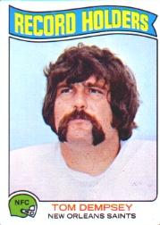 1975 Topps #353 Tom Dempsey RB
