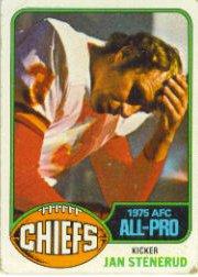 1976 Topps #160 Jan Stenerud