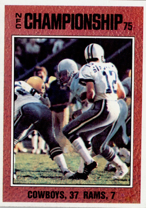 1976 Topps #331 NFC Champs/Staubach