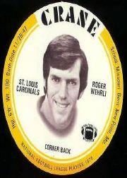 1976 Crane Discs #31 Roger Wehrli