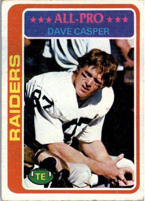 1978 Topps #50 Dave Casper