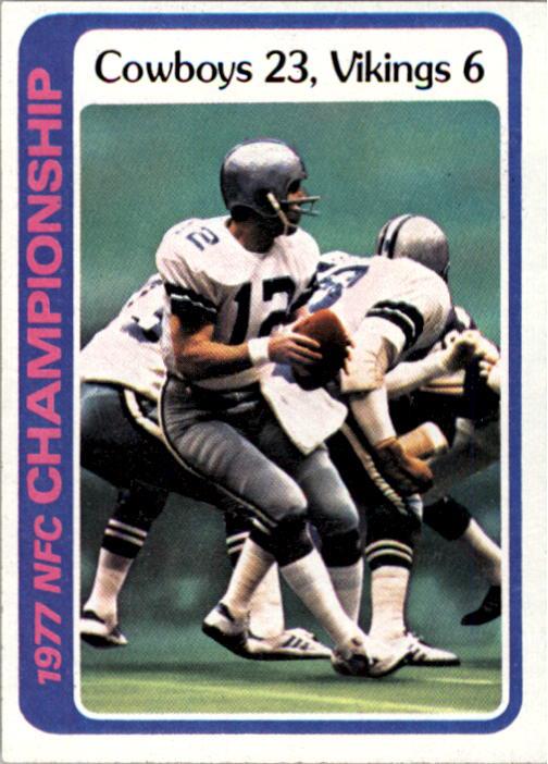 1978 Topps #166 NFC Champs/Staubach