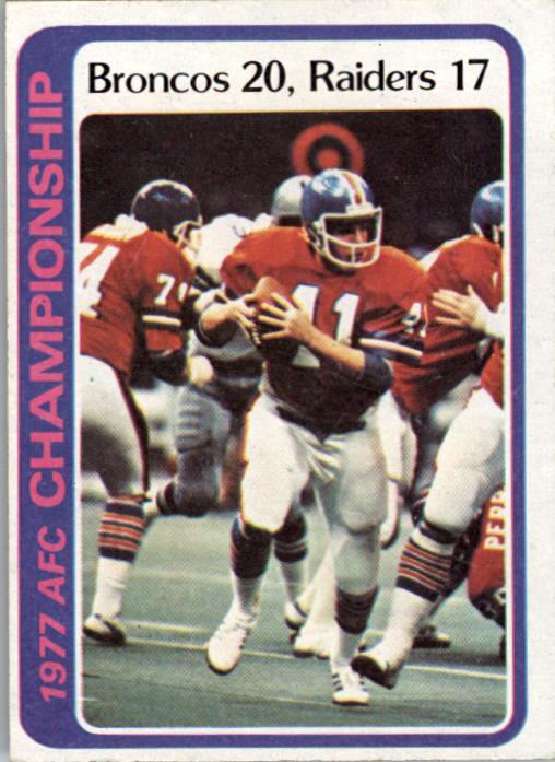 1978 Topps #167 AFC Champs/Lytle