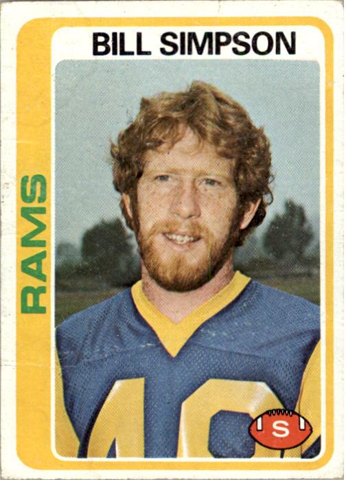 1978 Topps #209 Bill Simpson