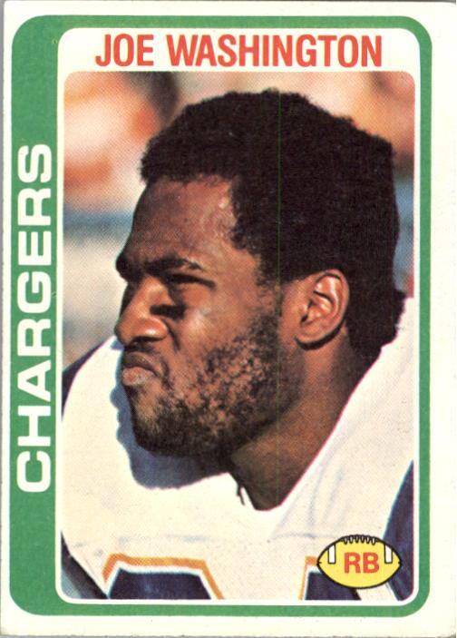 1978 Topps #387 Joe Washington RC