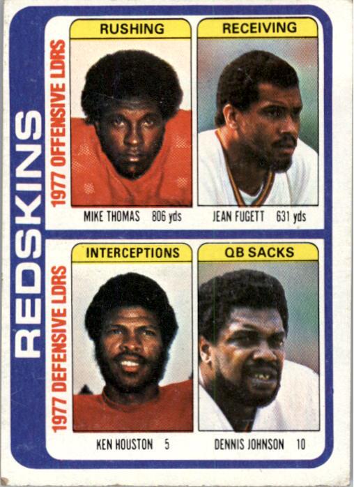 1978 Topps #528 Redskins TL/Ken Houston