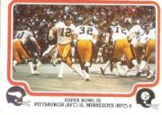 1979 Fleer Team Action #65 Super Bowl IX