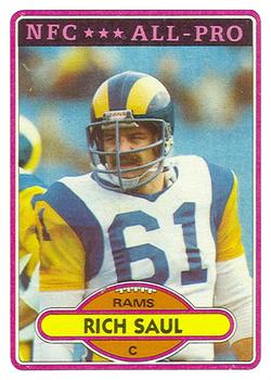 1980 Topps #25 Rich Saul AP