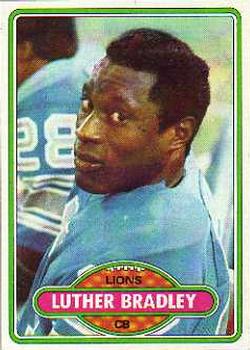 1980 Topps #103 Luther Bradley RC