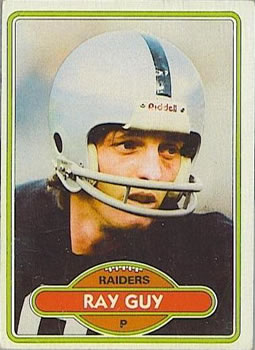 1980 Topps #310 Ray Guy