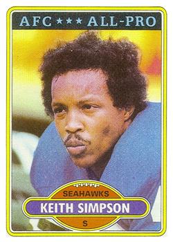 1980 Topps #355 Keith Simpson AP