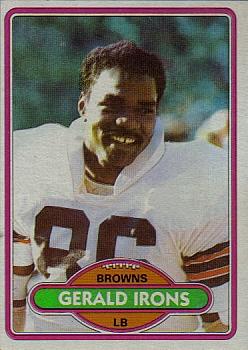 1980 Topps #438 Gerald Irons