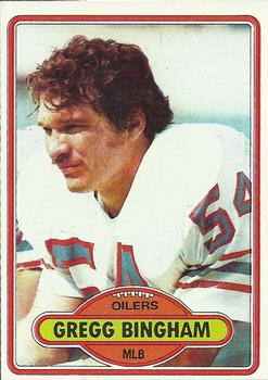 1980 Topps #518 Gregg Bingham