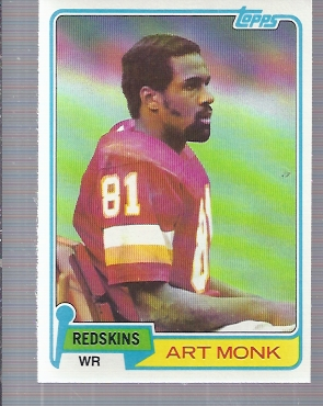 1981 Topps #194 Art Monk RC