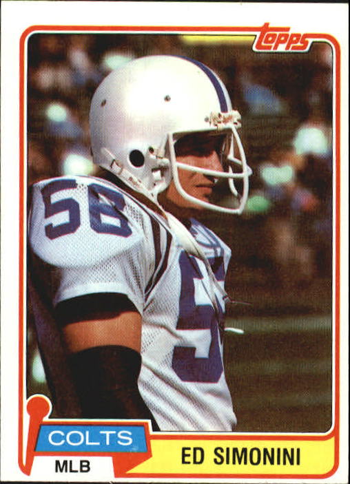 1981 Topps #212 Ed Simonini